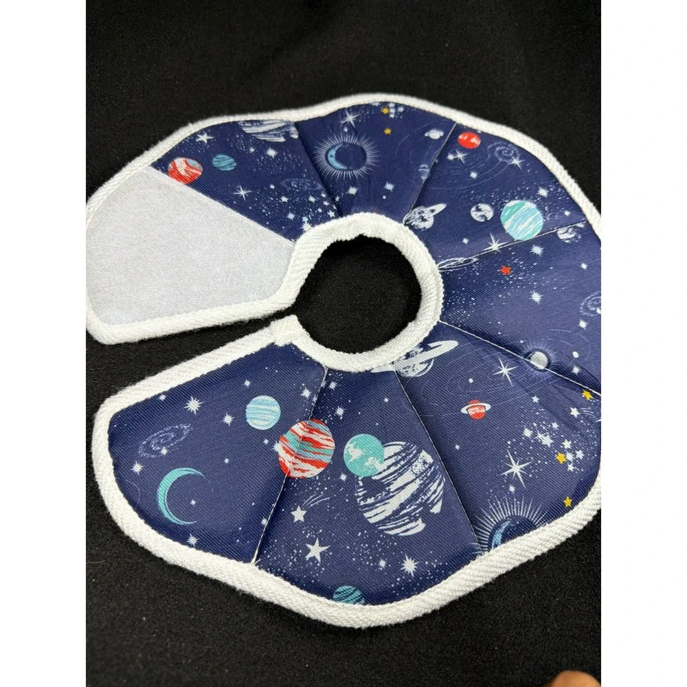 Cosmic Space Galaxy Soft Recovery Collar Pet Small Blue Planet Celestial Cone